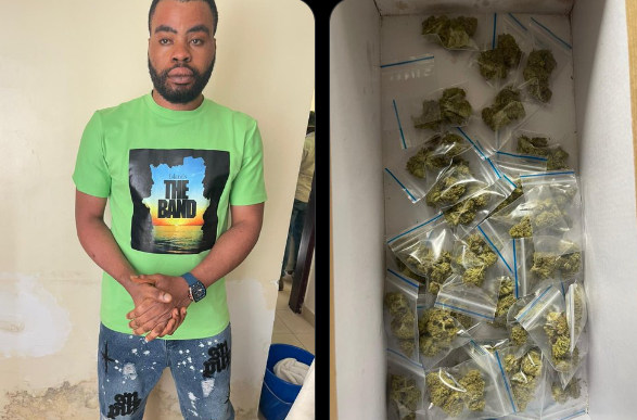 image Recovered cannabis sachets during an anti-narcotics operation in Nairobi targeting a suspected trafficker.
