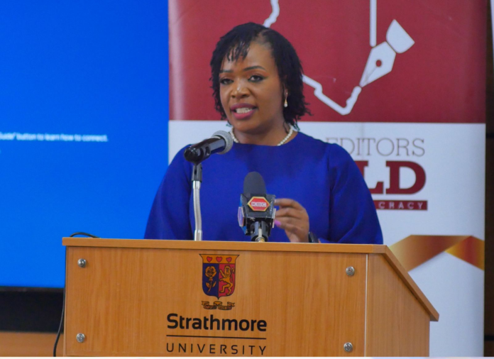Kenya Editors Guild warns of rising threats, intimidation, and legal pressure on journalists ahead of 2027 elections during World Press Freedom Day.