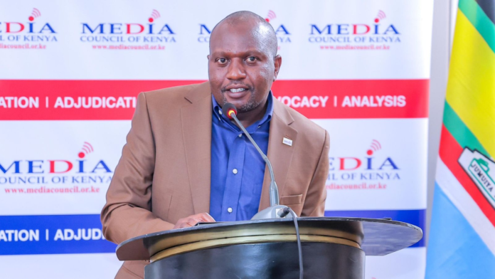 David Omwoyo, Chief Executive Officer & Secretary to the Council MCK has encouraged journalists to vie for political office in 2027 while unveiling plans for strict media conduct guidelines.