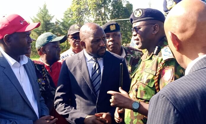 murkomen in Gilgil Murkomen, DCI Boss in Gilgil As Utumishi Girls Dorm Fire Toll Rises to 16