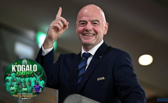 FIFA Congratulates Gor Mahia After Winning FKF Premier League Title FIFA President Gianni Infantino has congratulated Gor Mahia after winning the FKF Premier League title in Kenya.