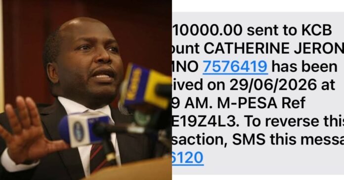 Donald Kipkorir NTSA fine Lawyer Donald Kipkorir has questioned NTSA and KCB after a traffic fine paid by his brother allegedly ended up in a private account, demanding answers.