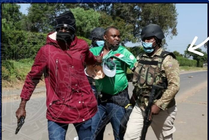 BATUK Nanyuki protests FACT CHECK: Officer Seen in UK-Flag Uniform Was Not BATUK, Says UK Embassy