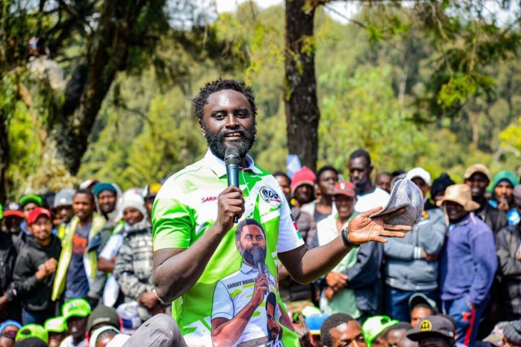 Senator John Methu campaigns for DCP in Ol Kalou 
