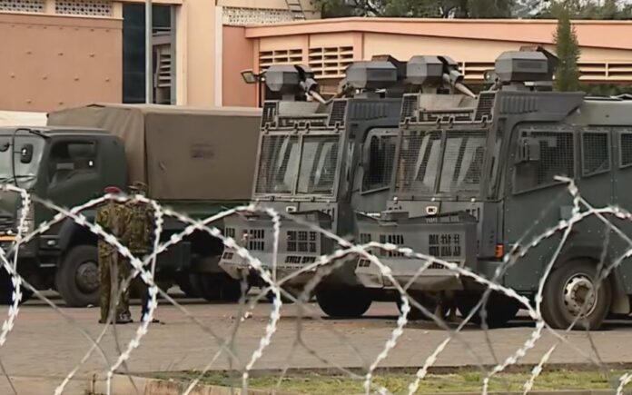 Police Ring-Fence Parliament With Razor Wire As Kenya Marks June 25 Protest Anniversary
