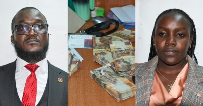 KRA Officials Arrested EACC has arrested two KRA officials accused of demanding a KSh3 million bribe from a taxpayer and allegedly receiving KSh900,000 linked to a tax assessment dispute.