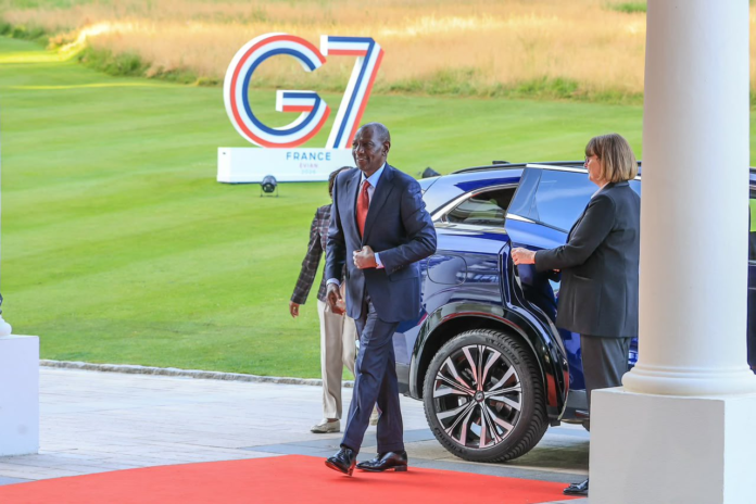 Ruto G7 Summit France President William Ruto has arrived in France for the G7 Summit, where he is expected to champion Africa’s priorities on finance, climate and digital development.
