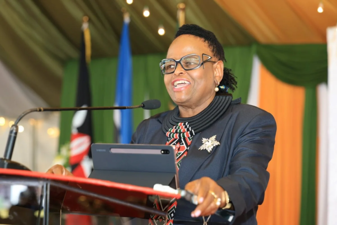 Chief Justice Martha Koome during a Judiciary function in Nairobi.