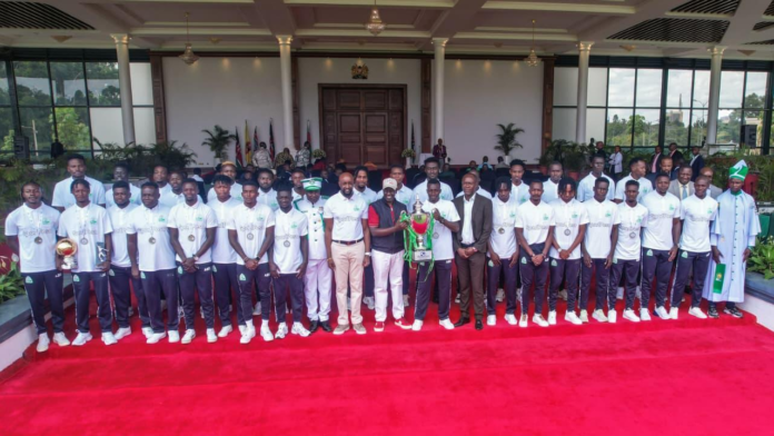President William Ruto awards Gor Mahia KSh10 million and player bonuses after the club clinched its 22nd FKF Premier League title.