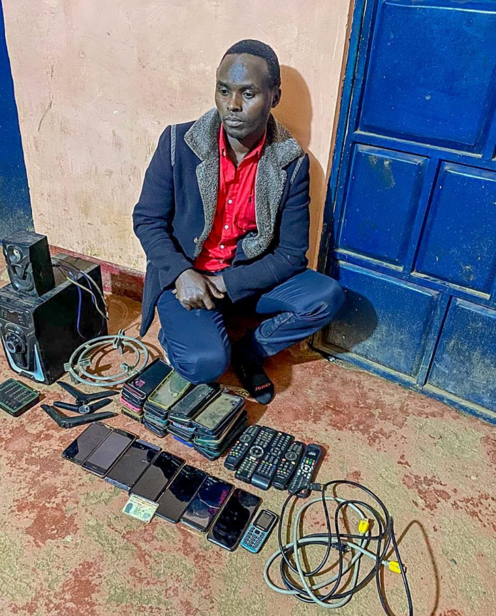 Meru stolen goods crackdown Police in Meru arrest a suspect and recover dozens of suspected stolen items during an operation targeting networks that trade in stolen property.