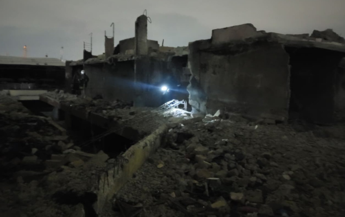 Two people have died after a fire-damaged building collapsed at Gikomba Market in Nairobi, triggering a major overnight rescue operation by emergency responders.
