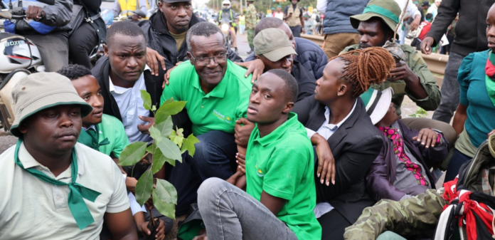Maraga protest arrest LSK Law Society of Kenya condemns the arrest of former Chief Justice David Maraga and activists protesting developments in Nairobi National Park.