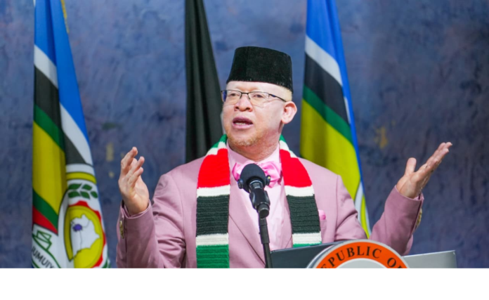 Gov't Spokesman Isaac Mwaura speaking during a press conference on June 8, 2026 Government Spokesperson Isaac Mwaura calls for greater inclusion and protection of persons with albinism as Kenya marks key disability milestones.
