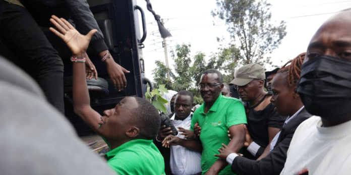 Former CJ and Presidential hopeful speaks after arrest Former Chief Justice David Maraga accuses police of violating constitutional rights after arrests during a protest over Nairobi National Park land.