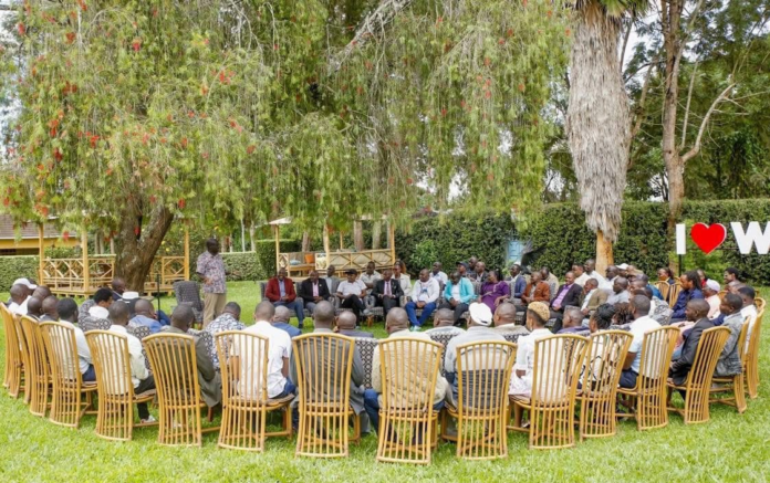 Gachagua - Wamunyoro Residence Rigathi Gachagua will spend 45 days in Wamunyoro consulting supporters and stakeholders on identifying a single opposition candidate for 2027.