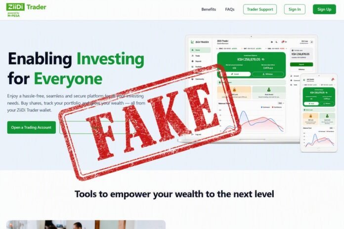 Safaricom Warns Customers Against Fake Ziidi Trader Website