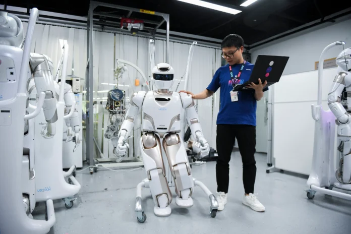 AI agent smartphones Chinese technology firms unveiled AI-powered smartphones capable of completing tasks across apps using voice commands at the World Artificial Intelligence Conference in Shanghai.