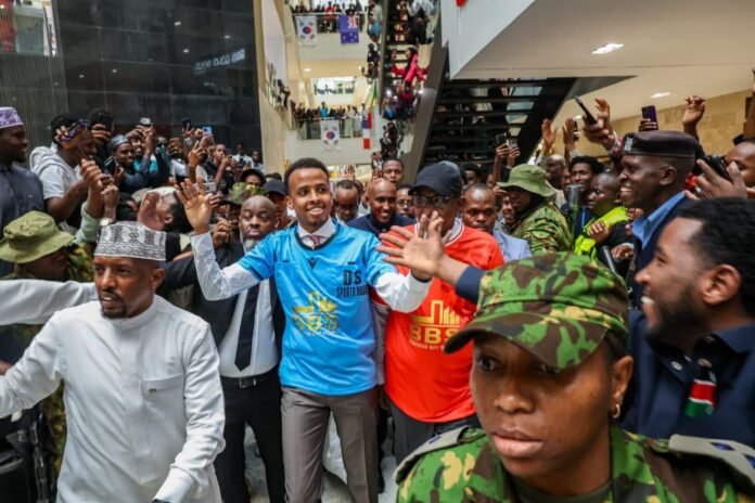 Omar Abdulkadir Artan Health CS Aden Duale led a reception in Nairobi honouring Somali referee Omar Abdulkadir Artan after his historic 2026 FIFA World Cup appointment ended prematurely.