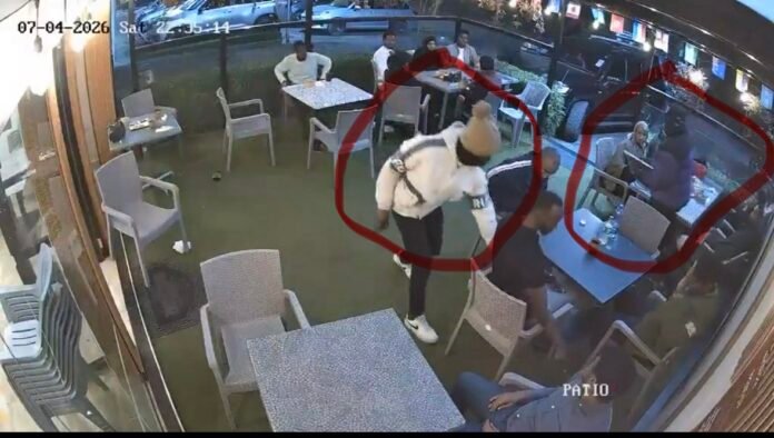 Westlands café robbery CCTV CCTV footage shows two armed robbers storming Chaiiwali Café in Westlands, Nairobi, stealing phones and a laptop before escaping on a motorbike.