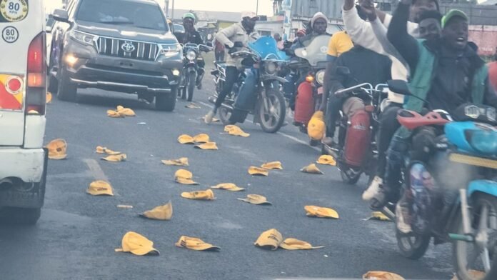 UDA campaign merchandise Ol Kalou UDA campaign merchandise was found strewn along the Ol Kalou-Nyahururu Road on the final day of campaigns ahead of the July 16 parliamentary by-election.