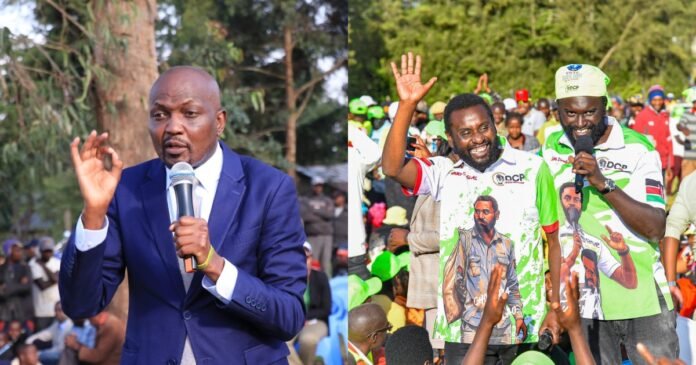 Moses Kuri-Sammy-Methu Moses Kuria’s ‘chokora’ remark became a campaign issue as DCP defeated UDA in Ol Kalou, despite a high-powered campaign and government backing.