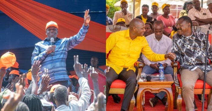 Oparanya-Wetangula Moses Wetang’ula and Wycliffe Oparanya have emerged as possible contenders for President William Ruto’s 2027 running mate slot held by Kithure Kindiki.