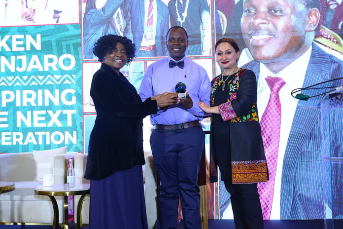 Kenneth Monjero global award KALRO's Kenneth Monjero has received the World Food Prize Foundation's Inspiring the Next Generation Award for advancing youth participation in agricultural science.