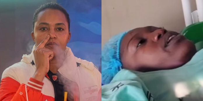 Nicole Omondi assault case Nicole Omondi has alleged a police officer pushed her from a sixth-floor apartment in Thome Estate as detectives investigate the incident.