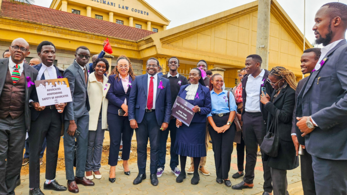 LSK Purple Ribbon March The Law Society of Kenya staged its Purple Ribbon March demanding justice after the deaths of advocates Edward Kariuki and Esther Wairimu Keige.