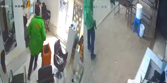 Ruaka salon armed robbery A suspected armed robber stormed a salon in Ruaka, fired warning shots and escaped on a waiting motorbike. Police investigations are ongoing.
