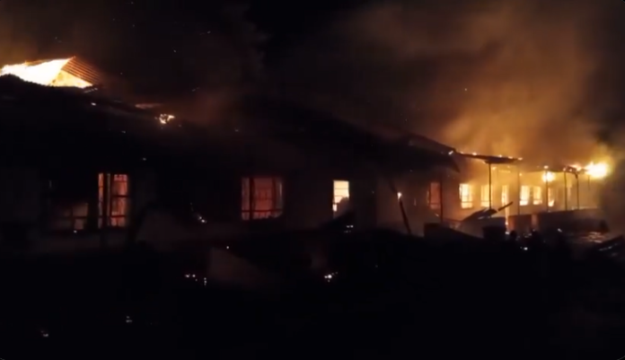 Jomo Kenyatta Boys High School fire Several buildings have been destroyed after a fire broke out at Jomo Kenyatta Boys' High School in Bahati, Nakuru County. Authorities are investigating the cause of the blaze.