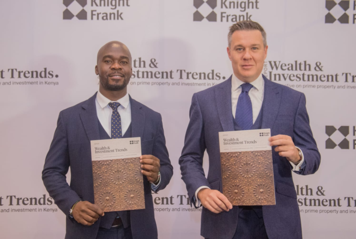Knight Frank Kenya Chief Executive Officer Mark Dunford and Research Analyst Boniface Abudho Knight Frank's Wealth & Investment Trends Report 2026 reveals that wealthy Kenyans continue to prioritise domestic investments and property, citing market familiarity, resilience and long-term returns despite expanding global investment options.