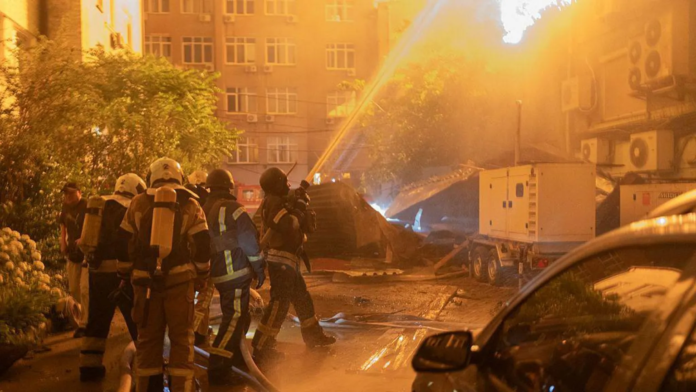 Kyiv missile drone attack At least 13 people were killed and more than 30 injured after Russia launched a major missile and drone attack on Kyiv overnight.
