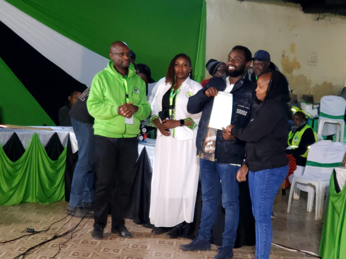 Winner: Ol Kalou by-election The IEBC has officially declared Sammy Douglas Kamau Waweru of the Democracy for the Citizens Party the winner of the Ol Kalou parliamentary by-election after securing 35,440 votes.