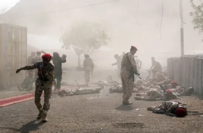 Houthi attack Yemen troops Fourteen Yemeni government soldiers have been killed in a Houthi attack near Hodeidah, marking one of the deadliest clashes since the 2022 UN-brokered truce.