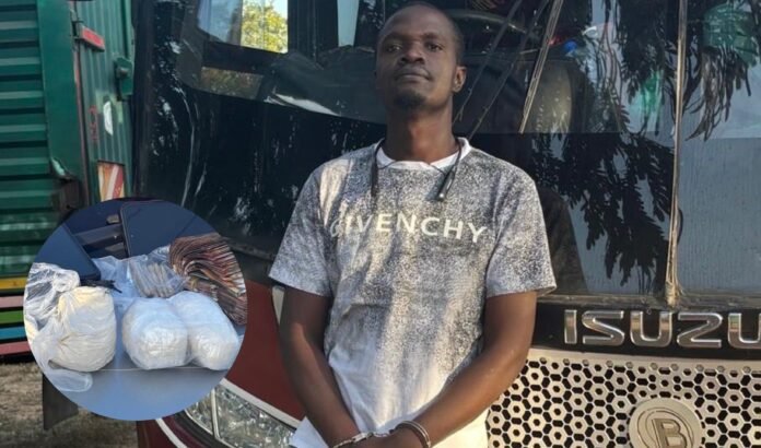 Passenger Nabbed With Sh1 Million Heroin Haul in Nairobi-Bound Bus