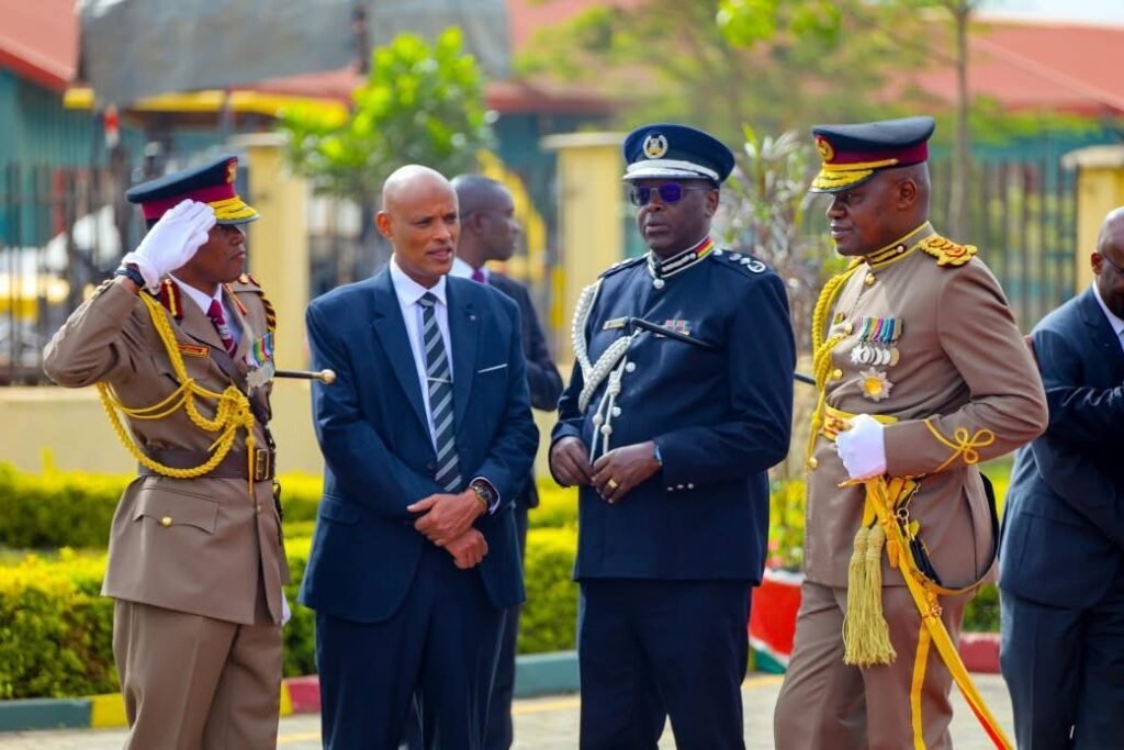 Police bosses during the 2026 AP Pass Out parade in Nairobi.